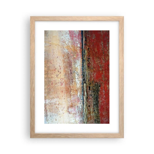 Poszter világos tölgy keretben - Talán a tenger - 30x40 cm