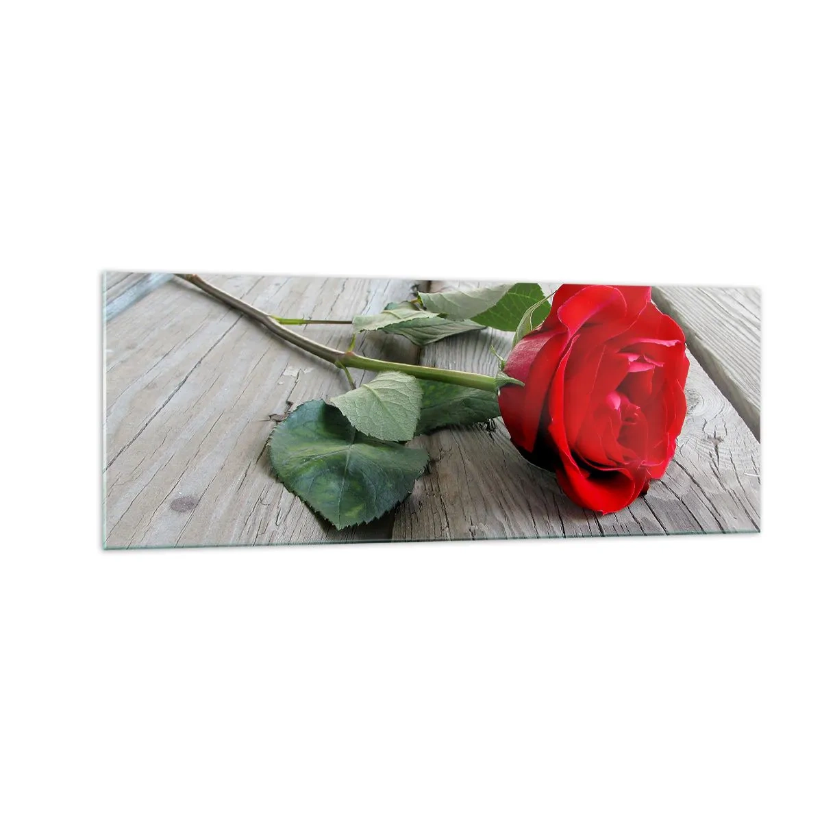 Üveg kép - Egy tanulmány Scarletben - 140x50 cm