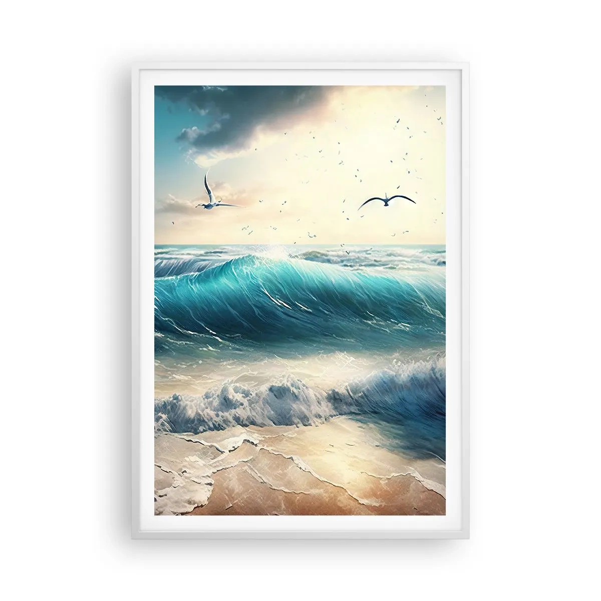 Poszter fekete keretben - Zaj csak neked - 70x100 cm