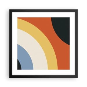 Poszter fehér keretben - Magam felé - 40x40 cm