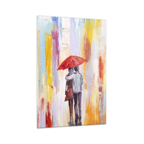 Üveg kép - Hadd essen az eső - 70x100 cm