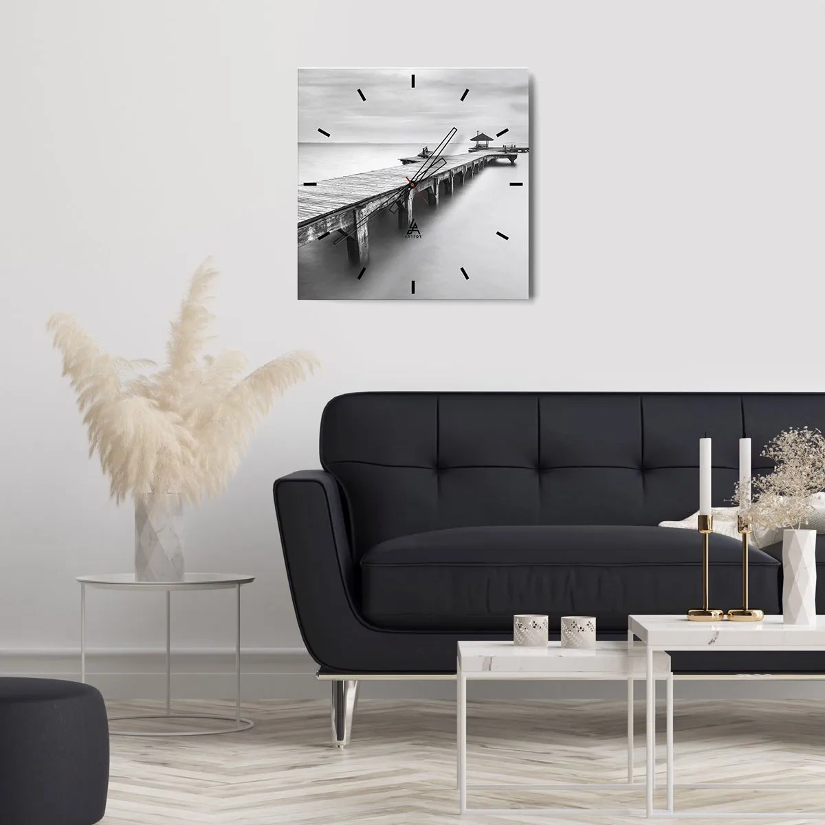 Falióra, Óra - A távolba - 40x40 cm