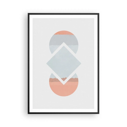 Poszter fehér keretben - A helyzet egyértelmű - 70x100 cm