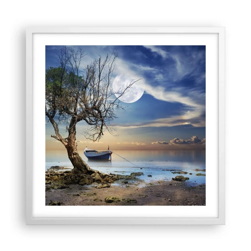 Poszter fekete keretben - Ez a vég vagy a kezdet? - 50x50 cm