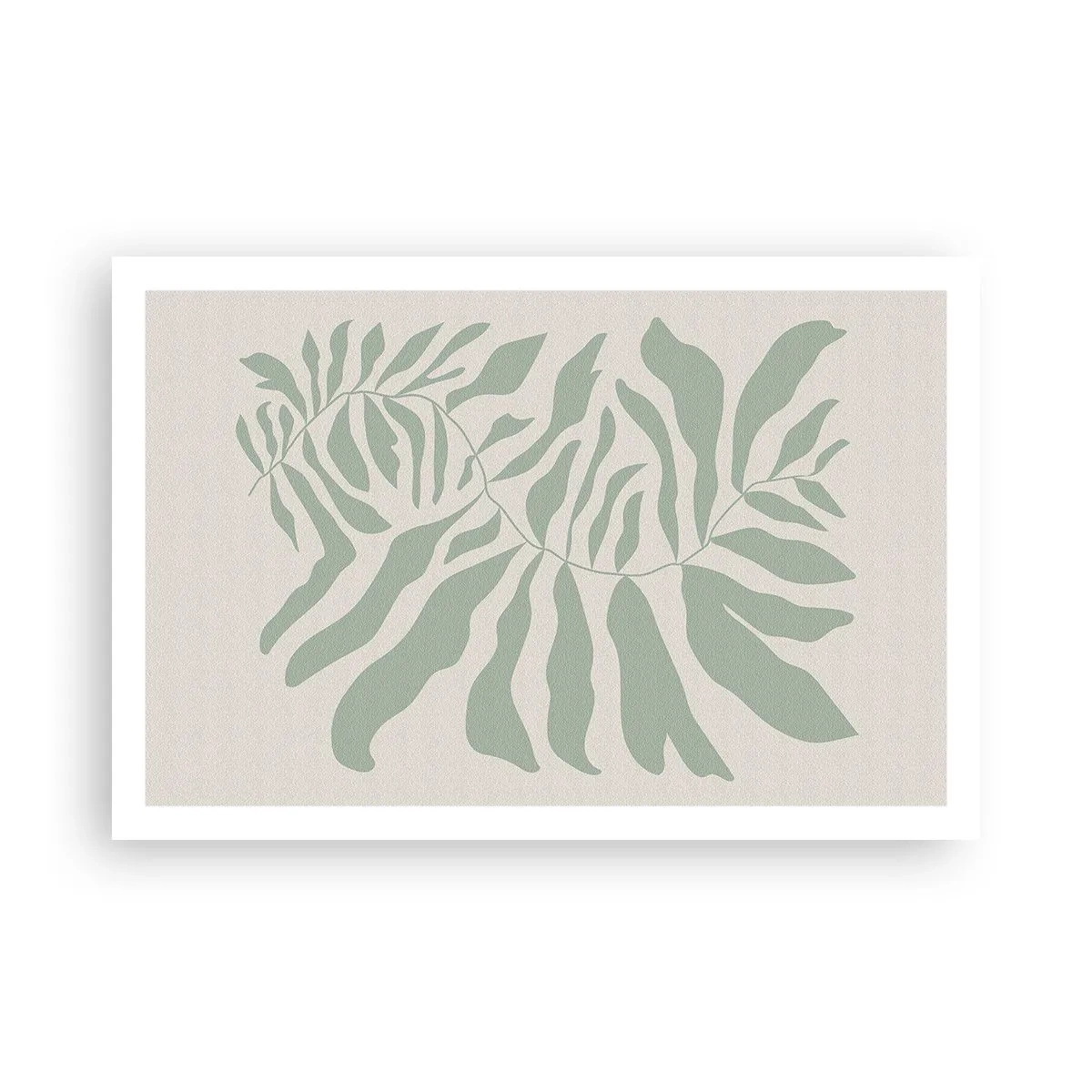 Poszter - Smaragdzöld ág - 91x61 cm