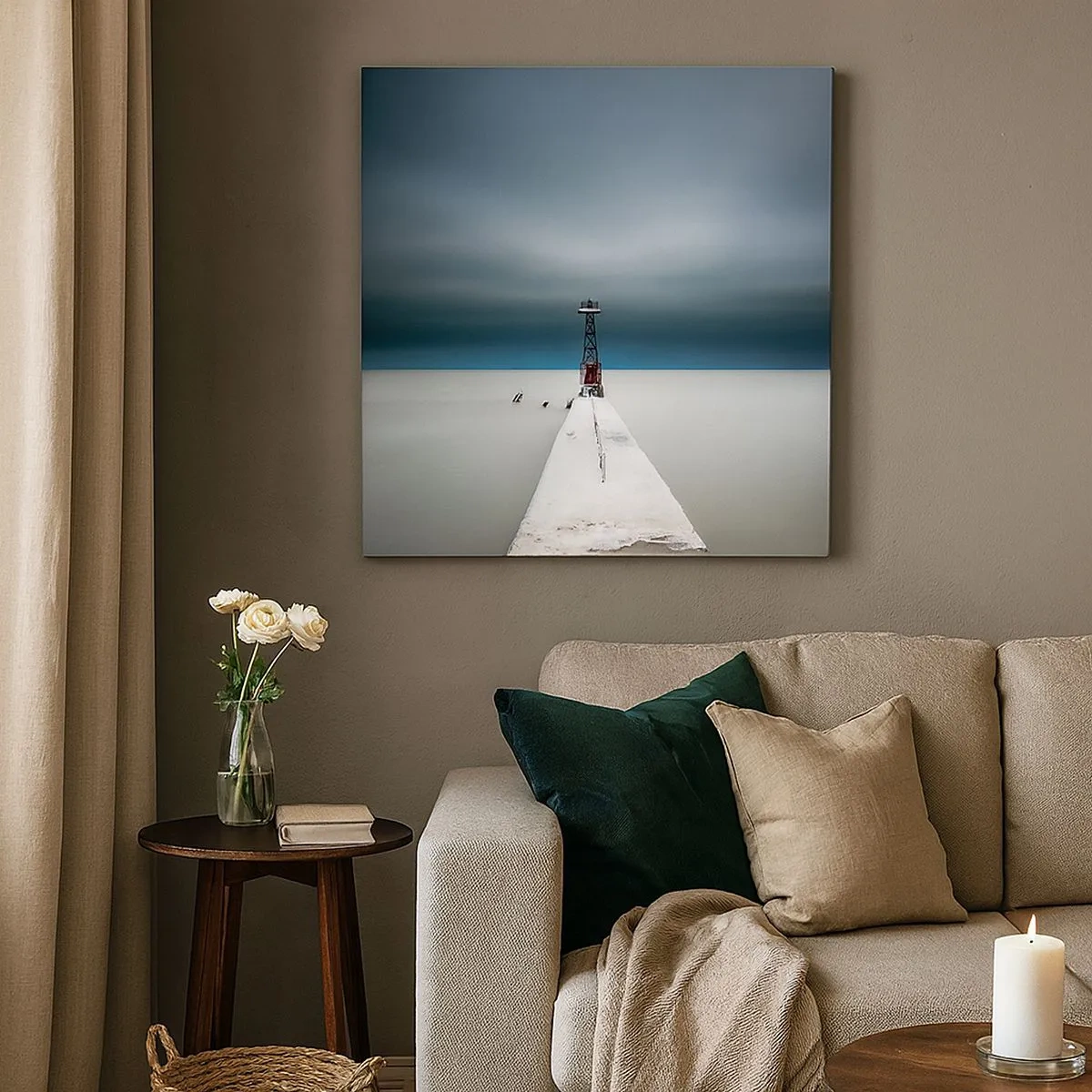 Vászonkép - A végtelenség irányába - 30x30 cm