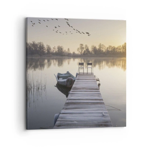 Vászonkép - Egy kis idő múlva visszajövök - 70x70 cm