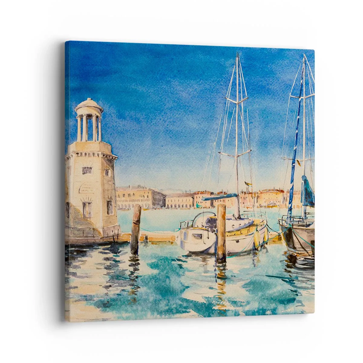 Vászonkép - Napos lagúna - 40x40 cm