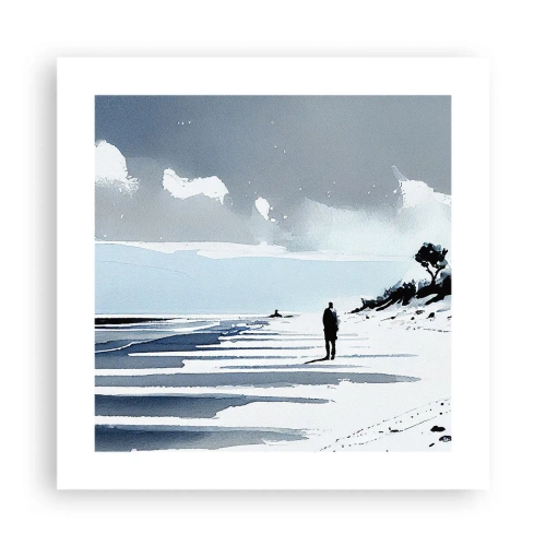 Poszter - Egyedül - 40x40 cm