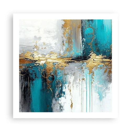 Poszter - Minden áramlik - 60x60 cm