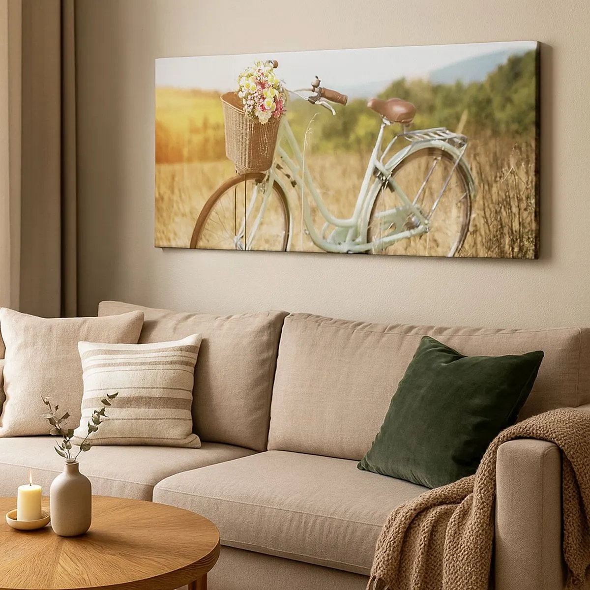 Vászonkép - Itt maradok egy darabig - 100x40 cm