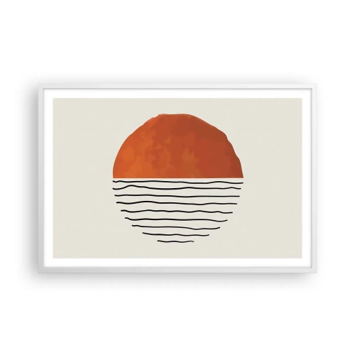 Poszter fekete keretben - Japán hangulatban - 91x61 cm