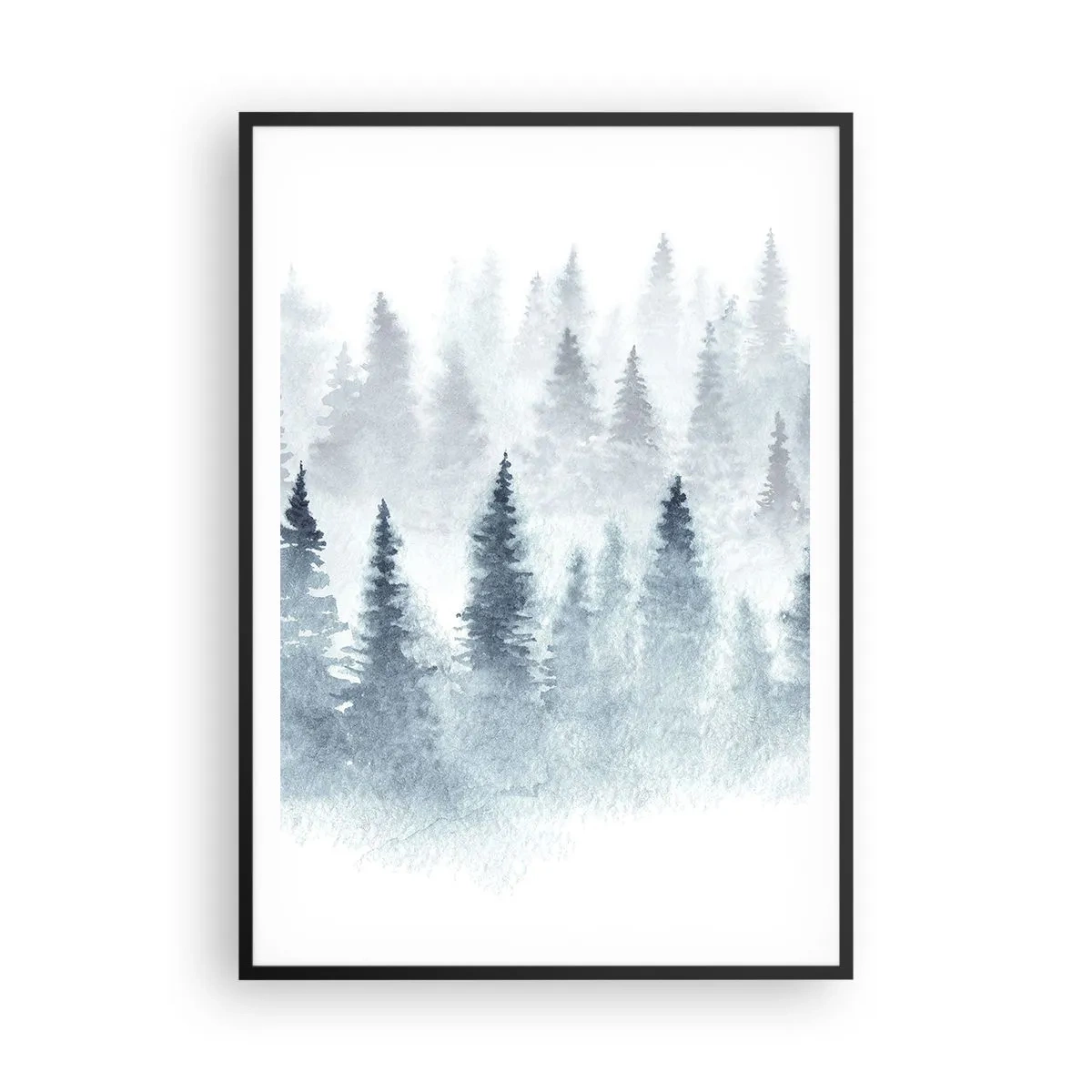 Poszter fehér keretben - Ködbe burkolózva - 70x100 cm
