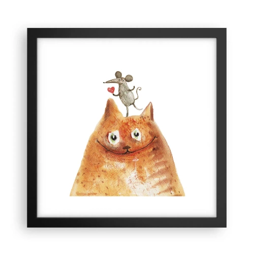 Poszter fehér keretben - A szerelem paradoxonjai - 30x30 cm