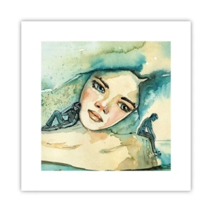 Poszter - Am I blue? - 30x30 cm
