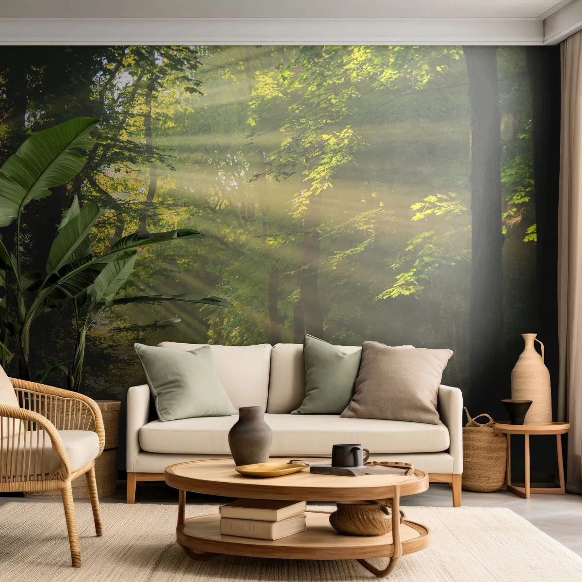 Fotótapéta Standard Eco - Erdei pillanat - Tájkép, Erdő, Természet - 400x280 cm