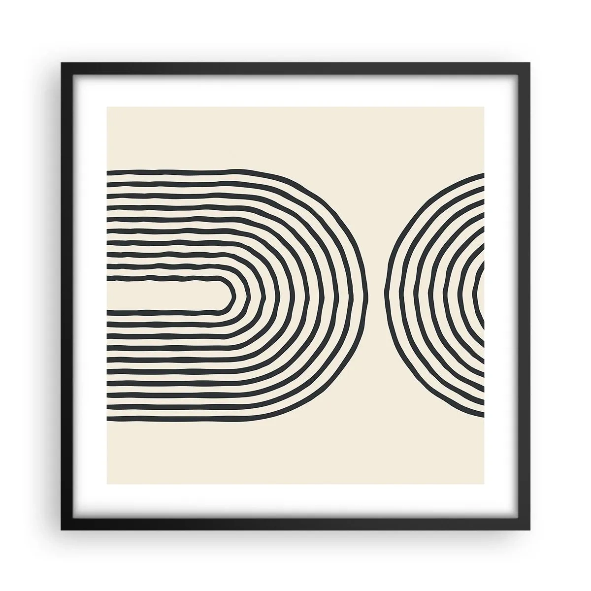 Poszter fehér keretben - Bármelyik percben ... - 50x50 cm