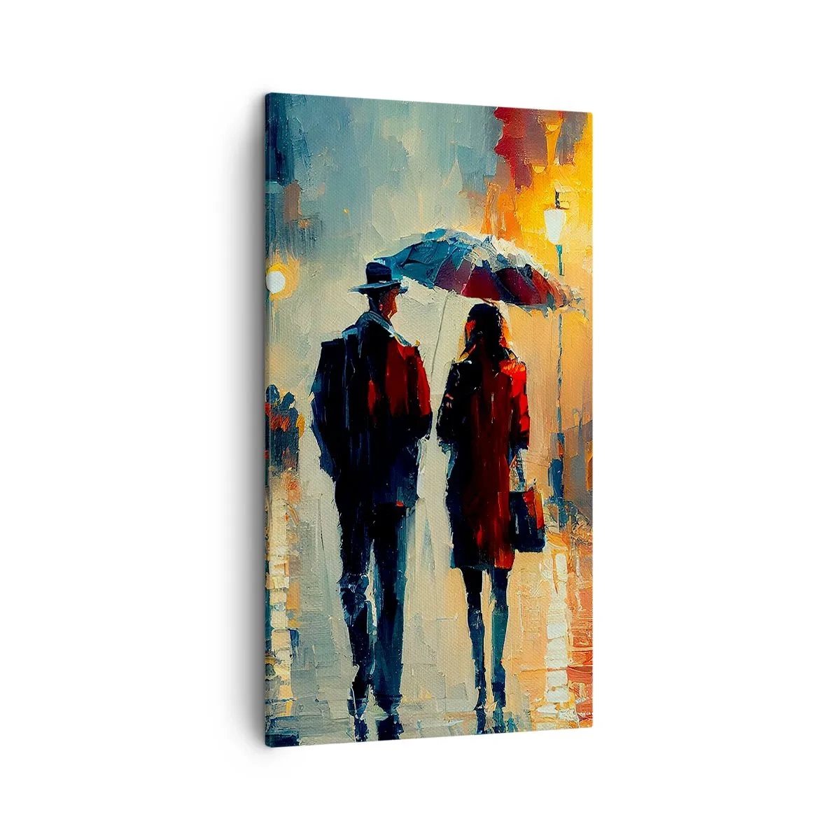 Vászonkép - Városi love strory - 45x80 cm
