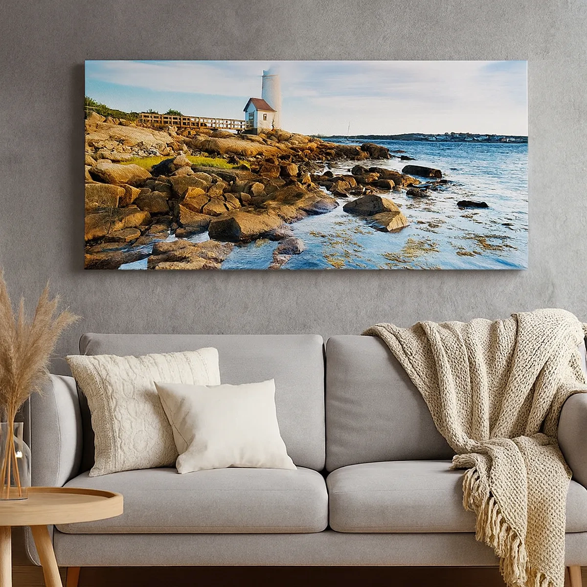 Vászonkép - Gyertek vissza boldogan, várlak - 30x30 cm