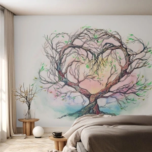 Fotótapéta Premium Canvas - Együtt a viharok ellen - Absztrakció, Fa, Darab - 500x350 cm