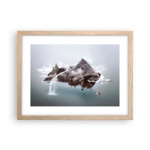 Poszter világos tölgy keretben - Egy szürrealista szemével - 40x30 cm