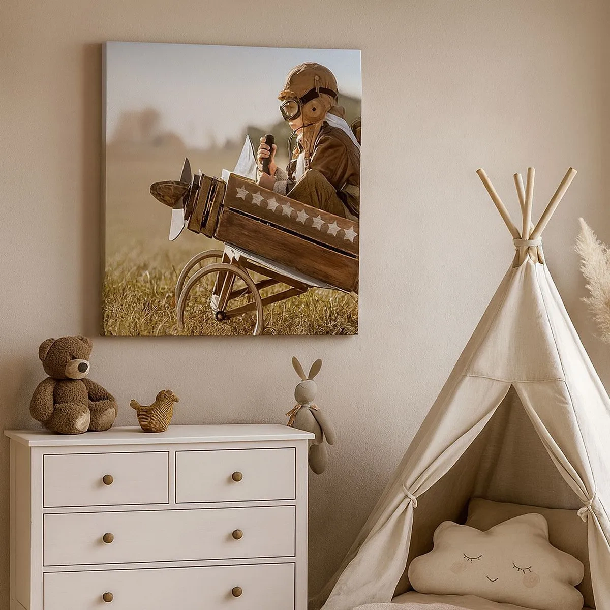 Vászonkép - Indulás egy álom felé - 30x30 cm