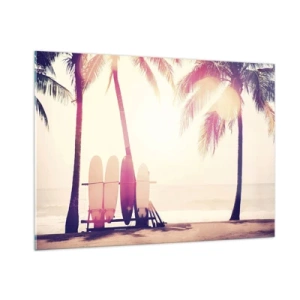 Üveg kép - Ez  remek nap lesz  - 100x70 cm