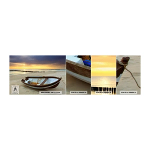 Fotótapéta Minta Öntapadós Deluxe Sticker - Nincsenek szebb strandok - Tájkép, Tenger, Strand - 100x30 cm