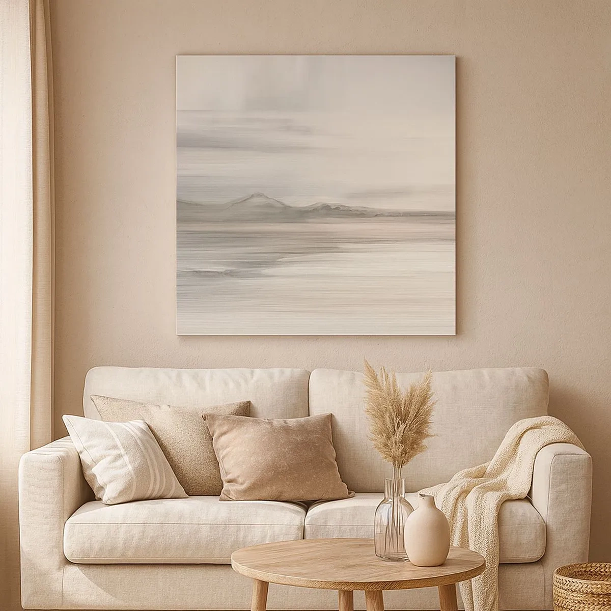 Vászonkép - Gondolkodó távolság - 30x30 cm