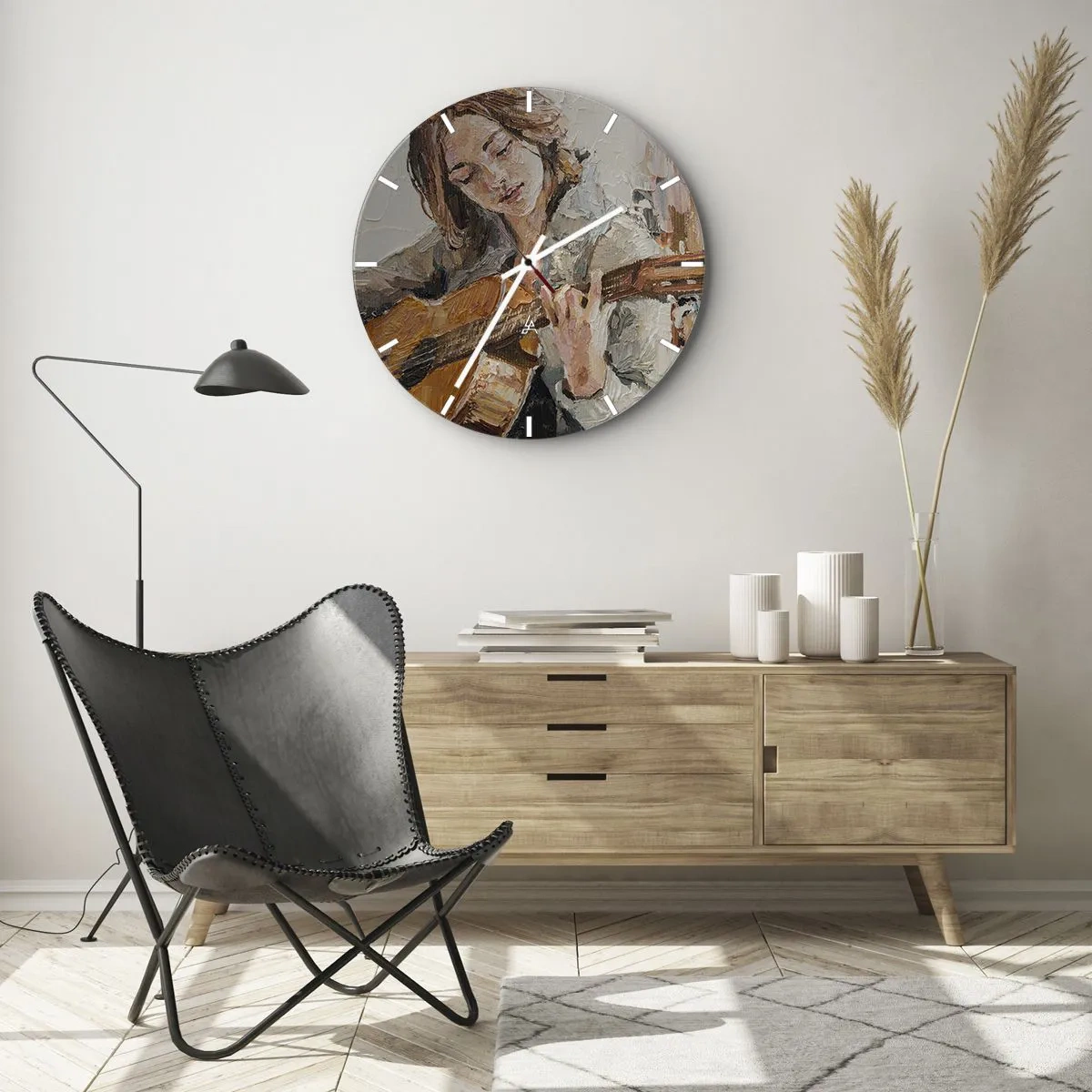 Falióra, Óra - Koncert gitárra és egy lány szívére - 40x40 cm