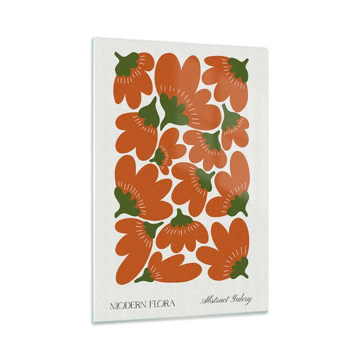 Üveg kép - A virágok életéről - 80x120 cm