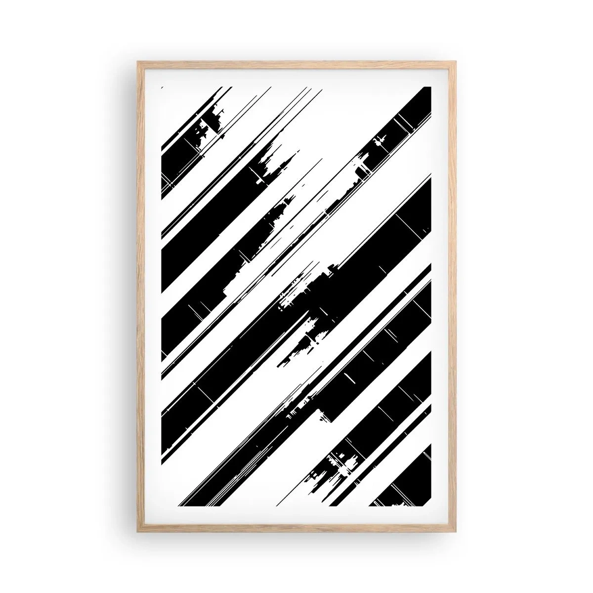 Poszter világos tölgy keretben - Intenzív és dinamikus kompozíció - 61x91 cm