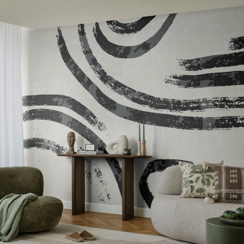 Fotótapéta Premium Sand - Félig megállt - Minimalizmus, kötőjelek, Boho - 350x256 cm