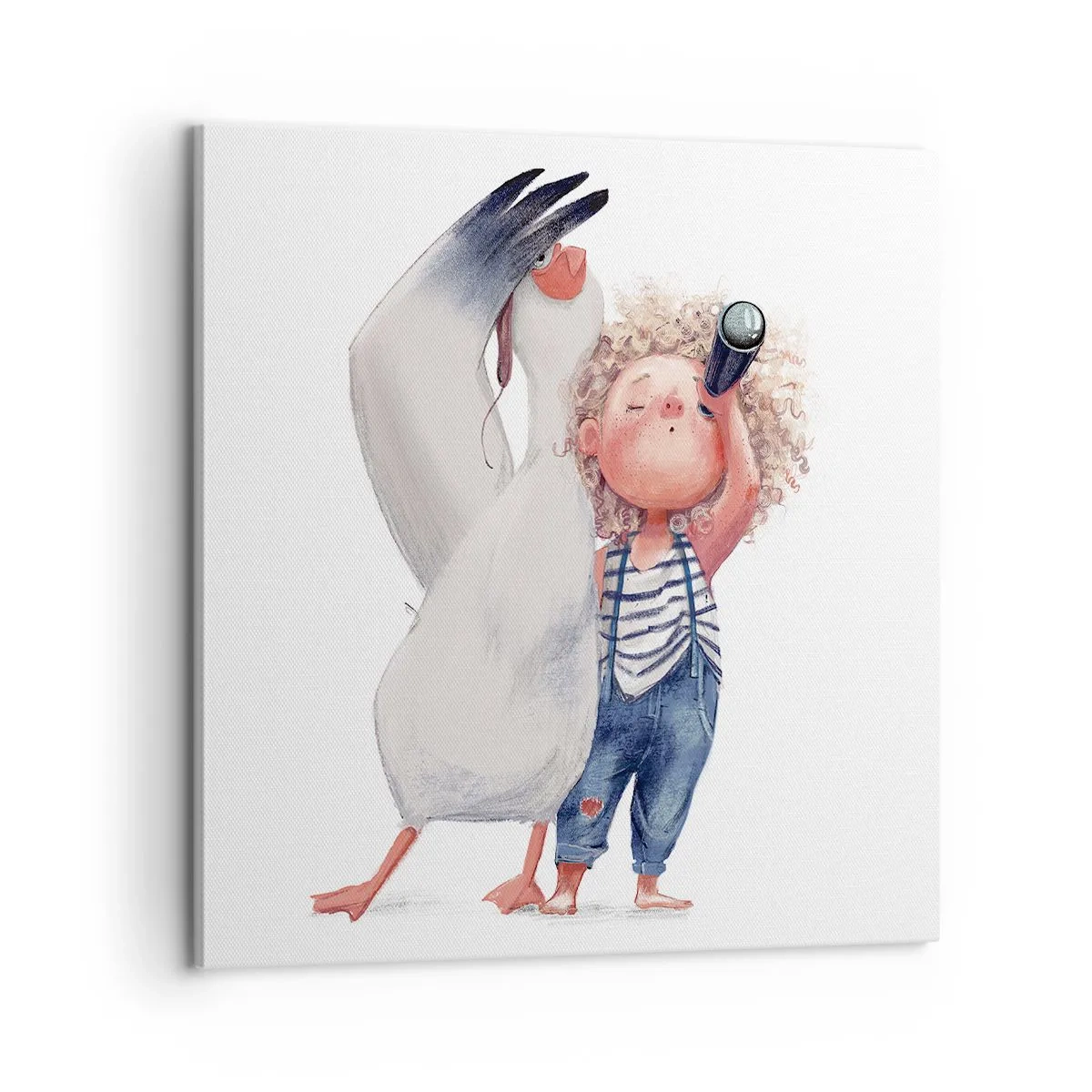 Vászonkép - Nagy utazási terve - 60x60 cm