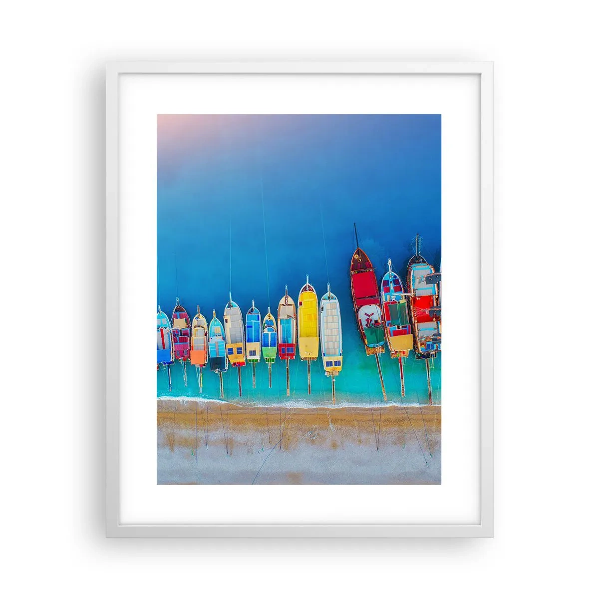 Poszter fekete keretben - Madártávlatból - 40x50 cm