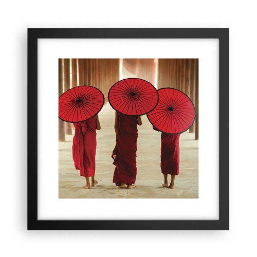 Poszter fehér keretben - Útban a Tiszta Föld felé - 30x30 cm