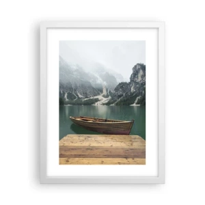 Poszter fekete keretben - "És a homlok büszke sziklái" - 30x40 cm