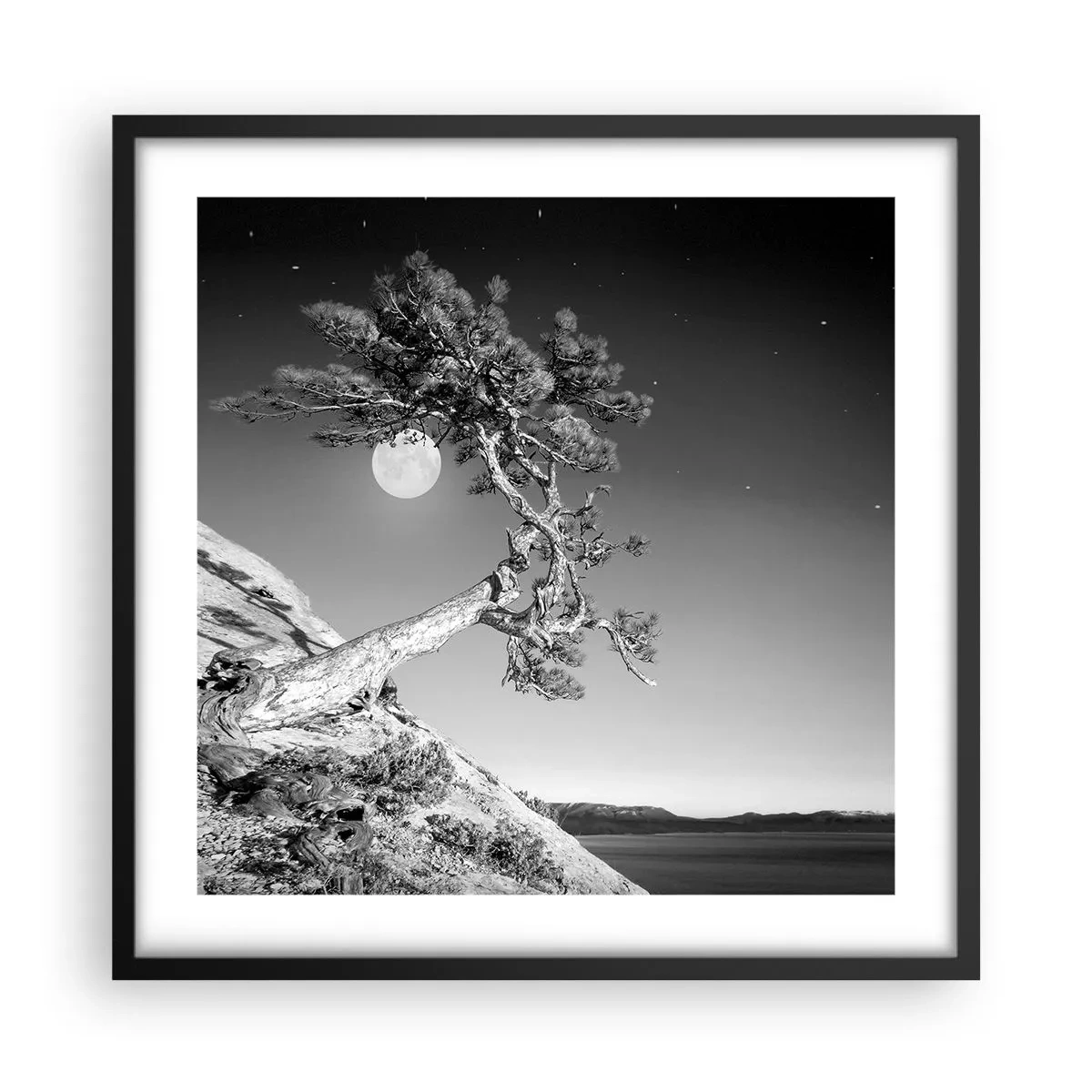 Poszter fehér keretben - Győztes harcos - 50x50 cm