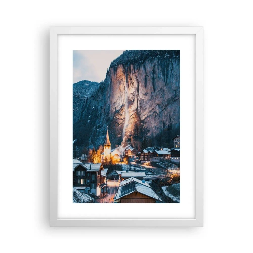 Poszter fekete keretben - A tél ragyogó szelleme - 30x40 cm