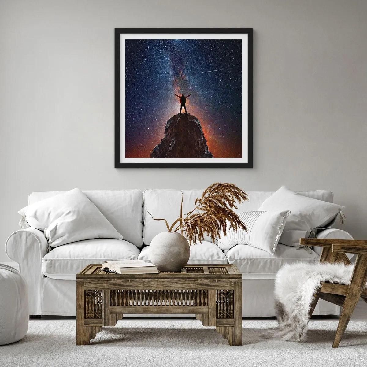 Poszter fehér keretben - Az erő velem van! - 60x60 cm