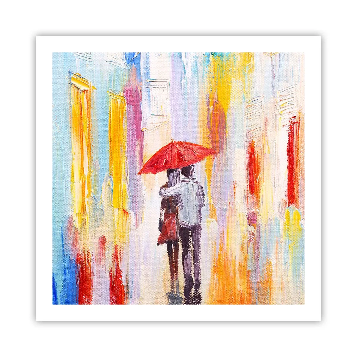 Poszter - Hadd essen az eső - 60x60 cm