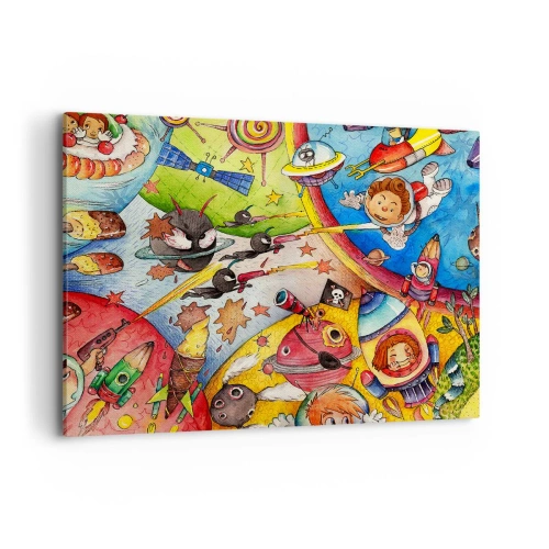 Vászonkép - Nagy űrkaland - 100x70 cm