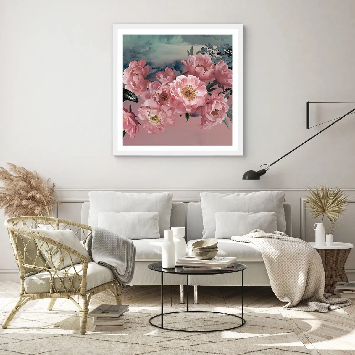 Poszter fekete keretben - A romantika csúcsa - 40x40 cm