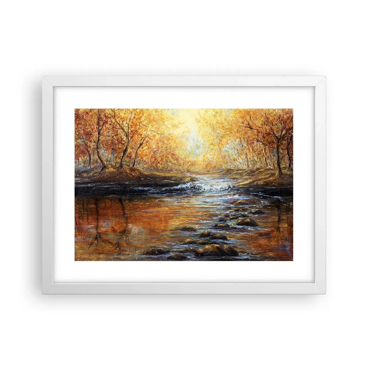 Poszter fekete keretben - Az Arany Patak - 40x30 cm