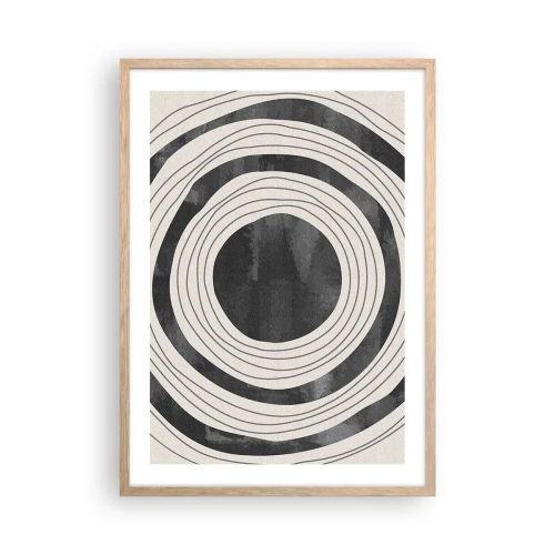 Poszter világos tölgy keretben - A legmélyén - 50x70 cm