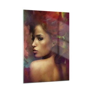 Üveg kép - Szebb, mint a szivárvány, olyan gyengéd, mint a köd - 50x70 cm