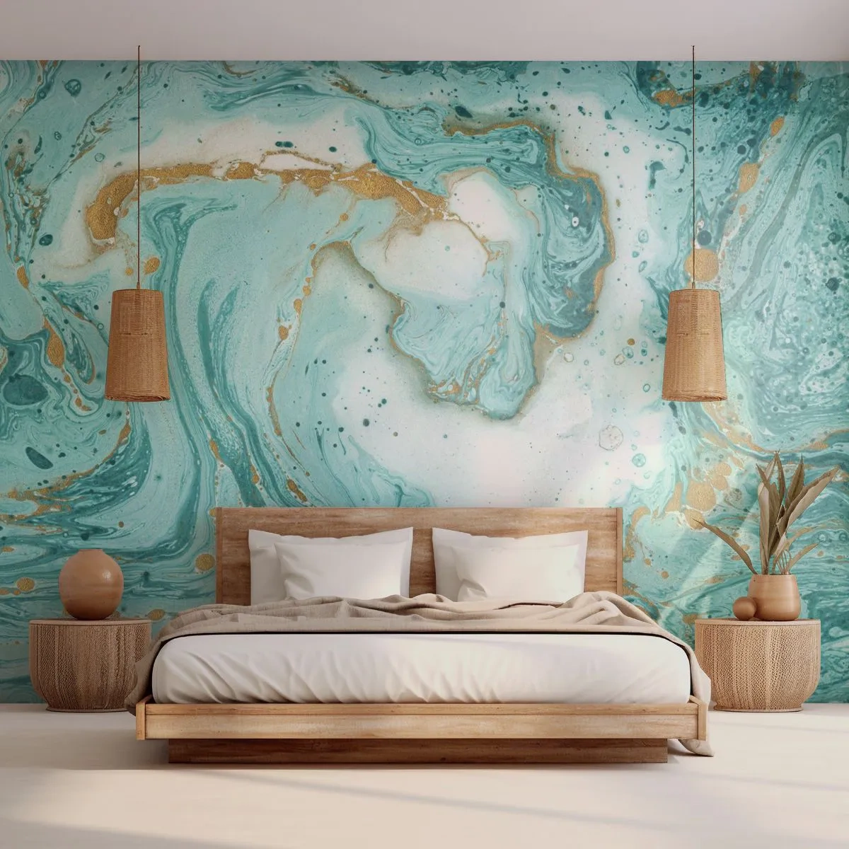 Fotótapéta Standard Eco - Az Edo-korszak nagy hulláma alatt - Absztrakció, Darab, Grafika - 200x140 cm