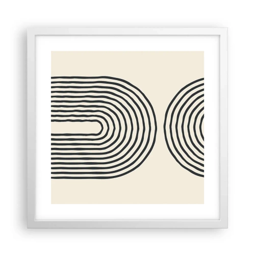 Poszter fekete keretben - Bármelyik percben ... - 40x40 cm