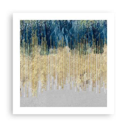 Poszter - Aranyozott határ - 50x50 cm