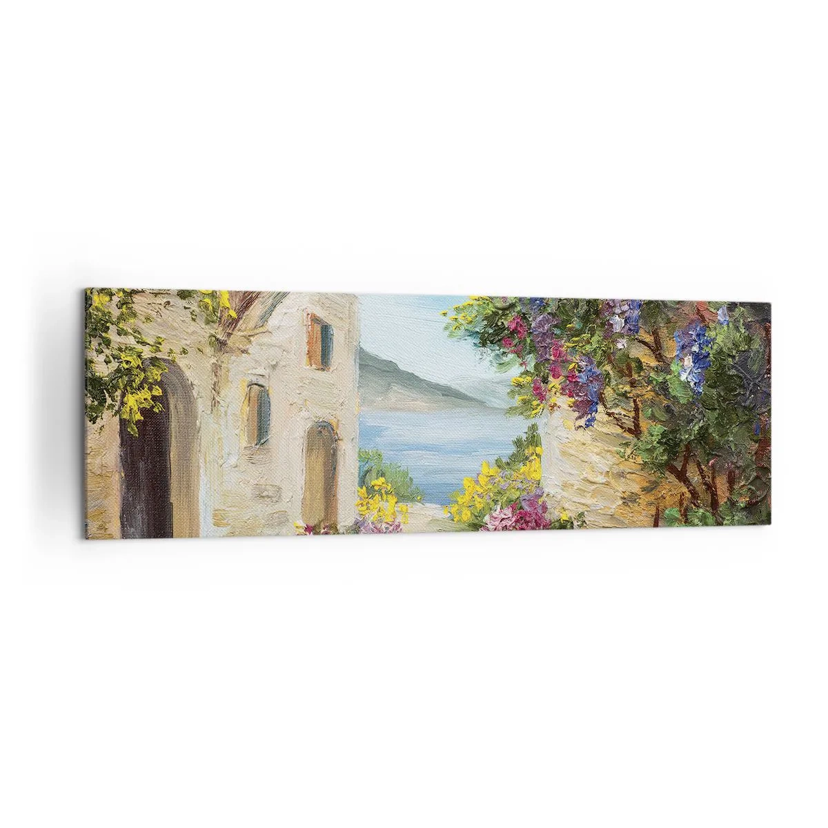 Vászonkép - Egy tengerparti vidék varázsa - 160x50 cm